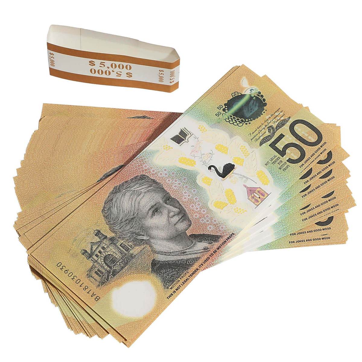 Styling Australian Fake Money for Product Photography